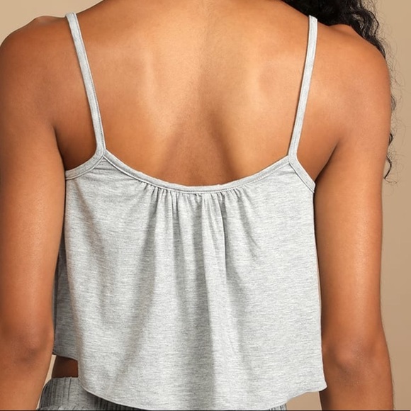 FREE PEOPLE Free to Be Heather Grey Cami Tank Size Medium. New with tags. - Picture 2 of 8